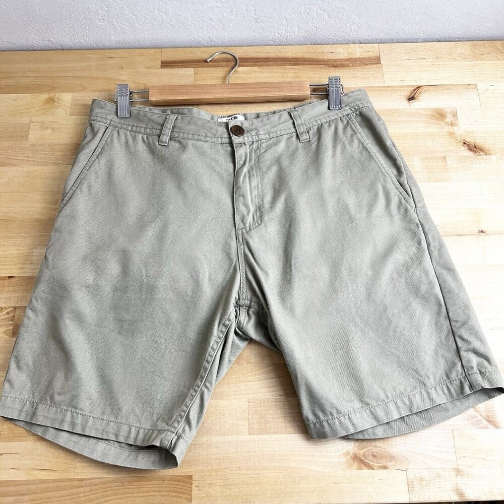 Katin Men's Flat Front Shorts in Sage Green